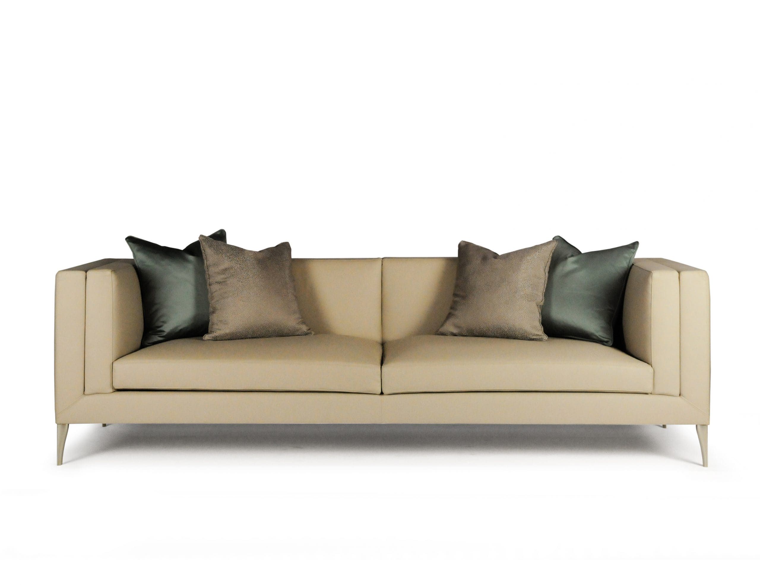 Elegance Sofa modern luxury upholstery with grey leather