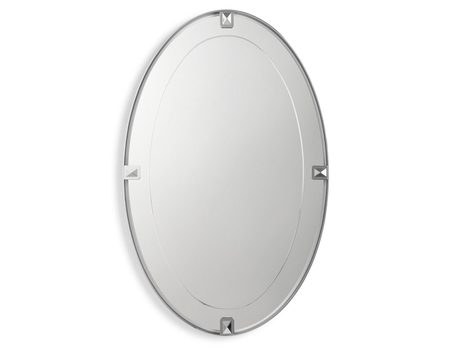 000SODD070CR contemporary Italian bathroom mirror with grey mirrored glass