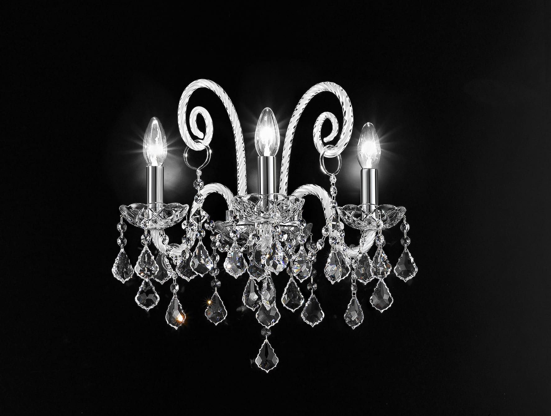 949 modern luxury sconce with clear glass