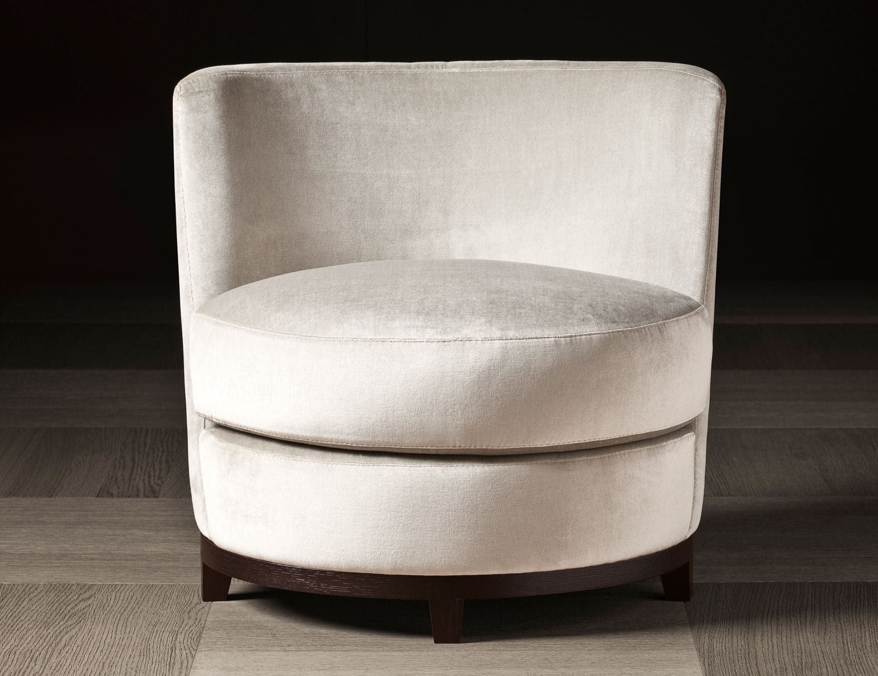 Ava modern luxury sofa chair with white fabric