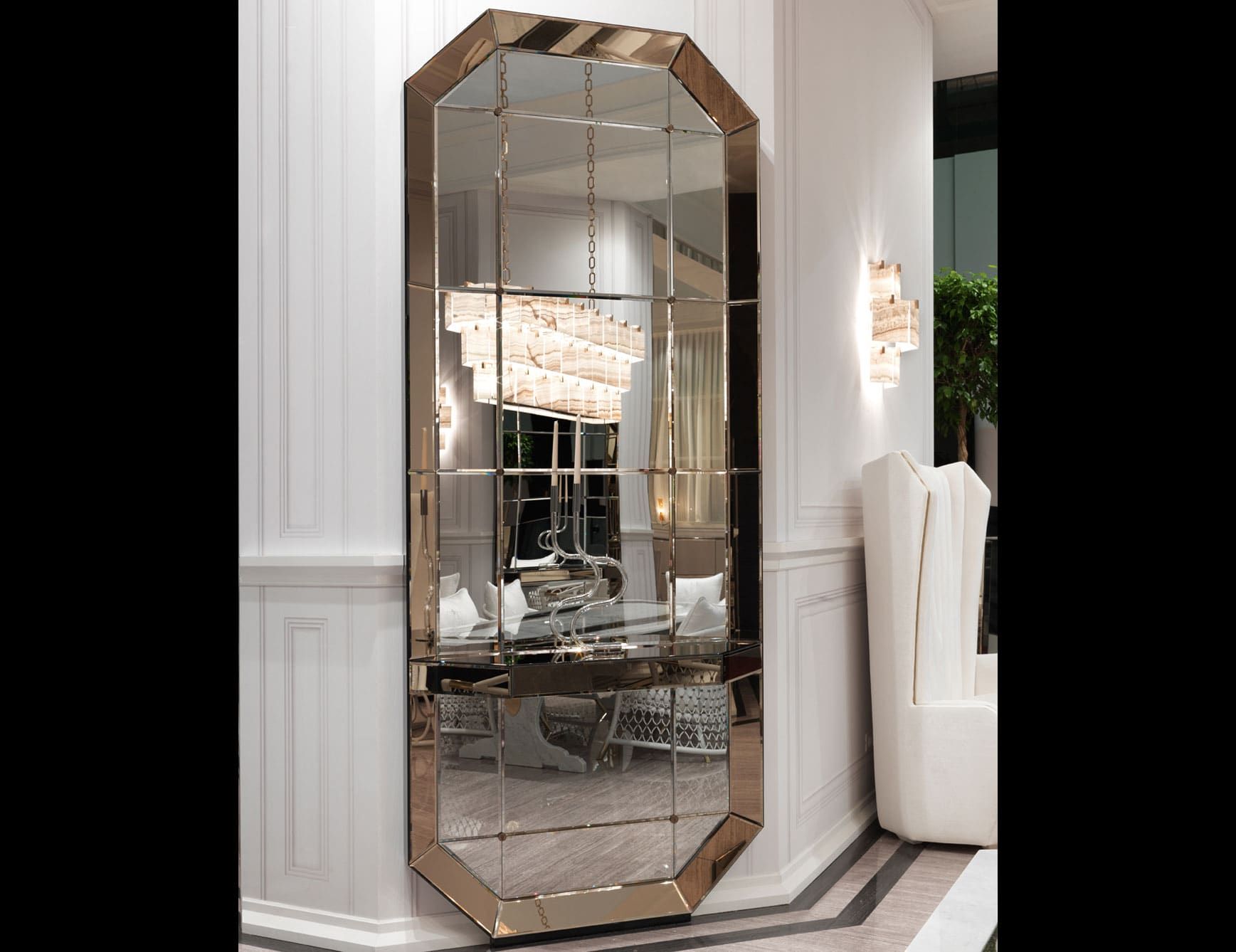 Delano modern luxury mirror with