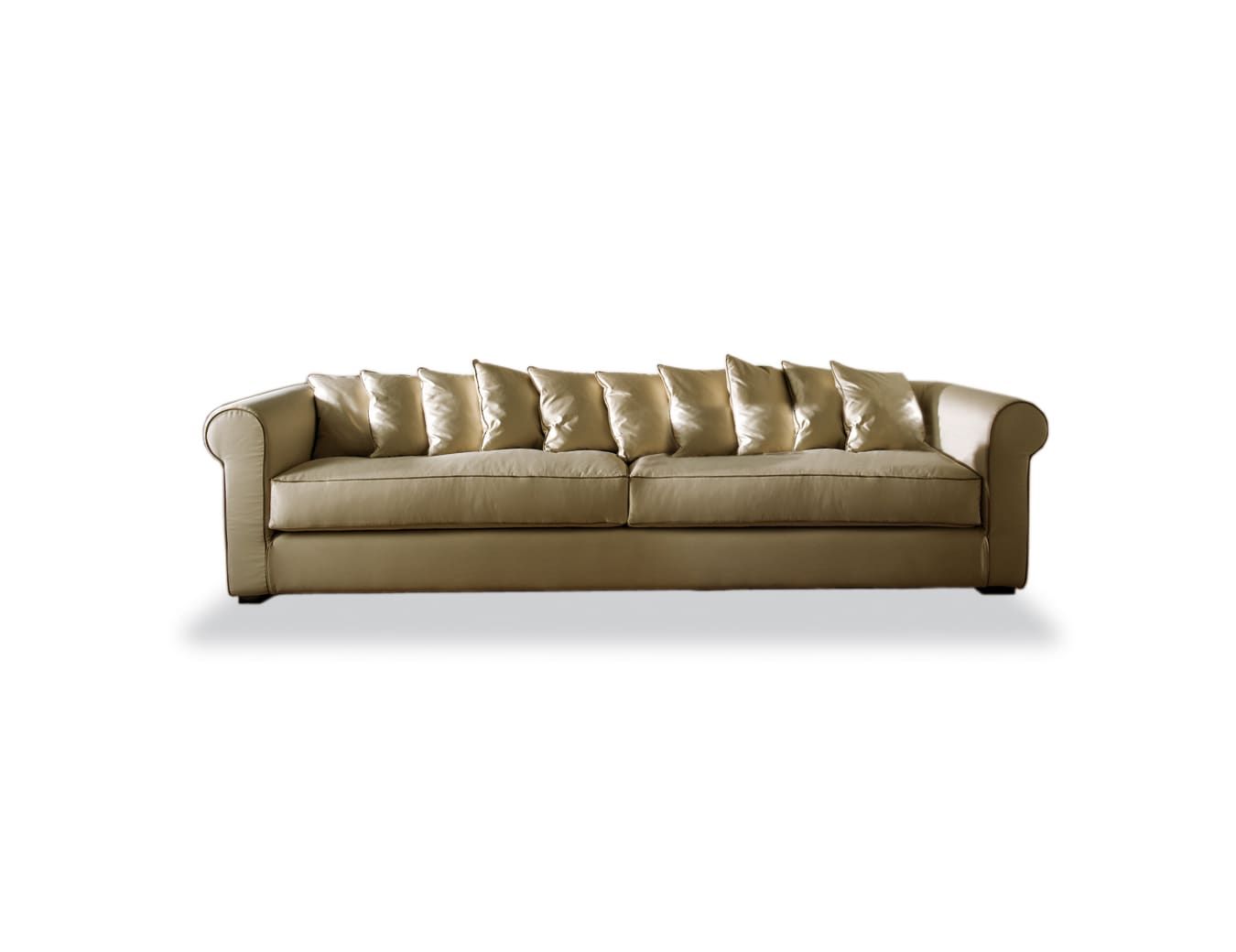 Gimmy modern Italian sofa chair with beige fabric