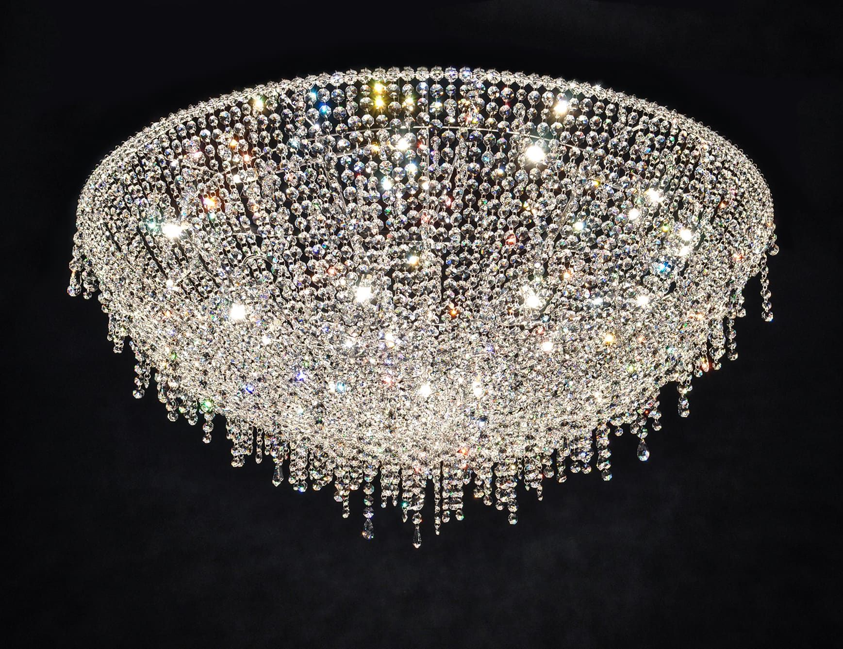 Iceberg classic luxury ceiling light with clear crystal