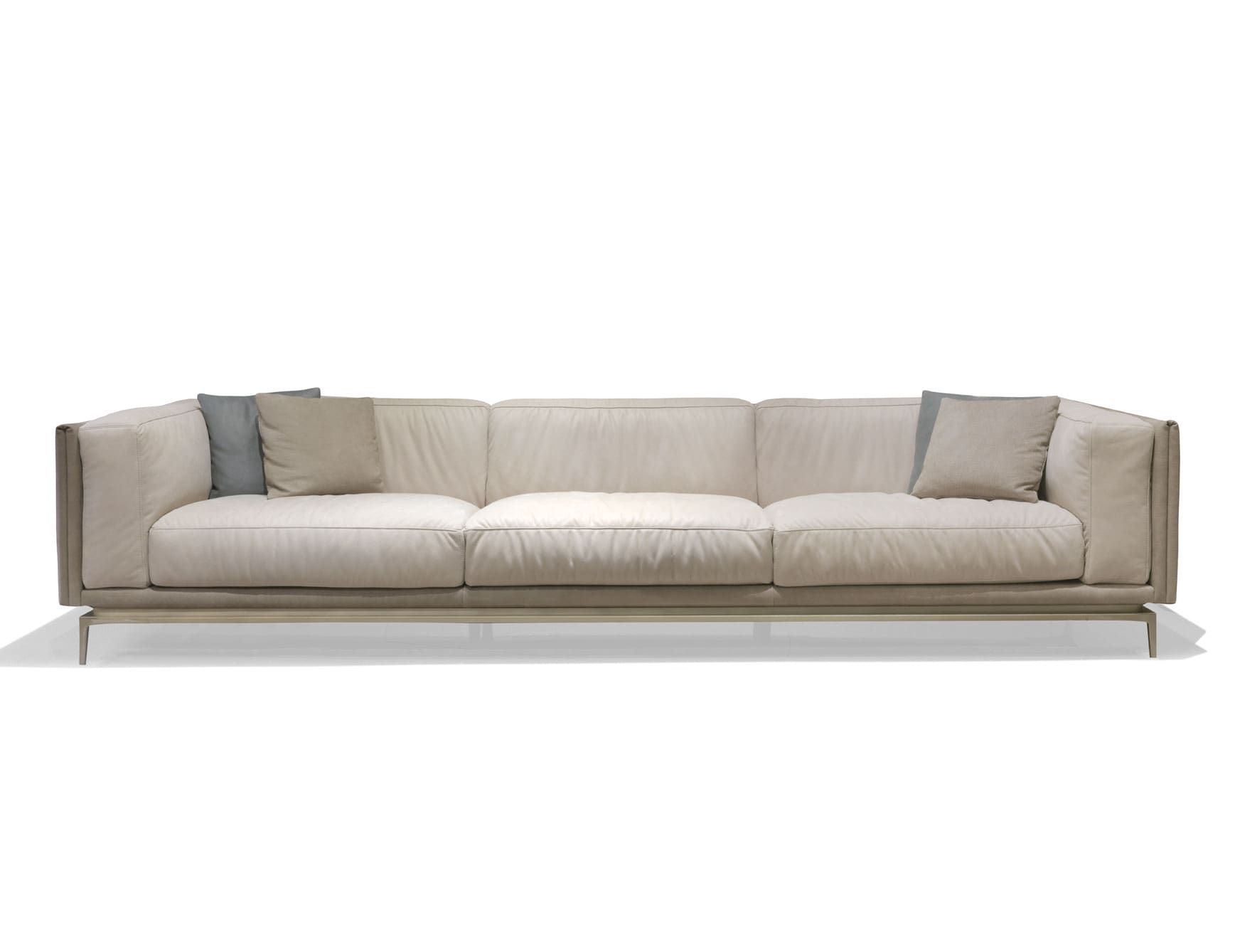 Legend modern luxury sofa chair with cream leather