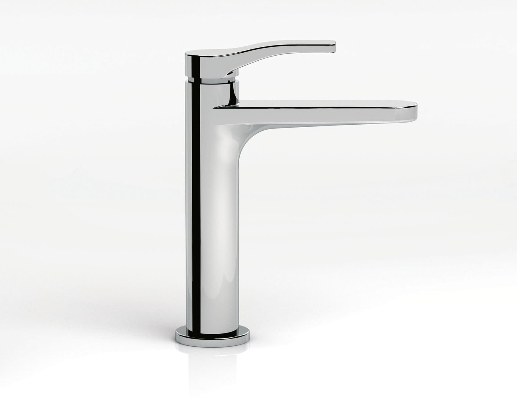 Lissoni contemporary Italian faucet with chrome metal