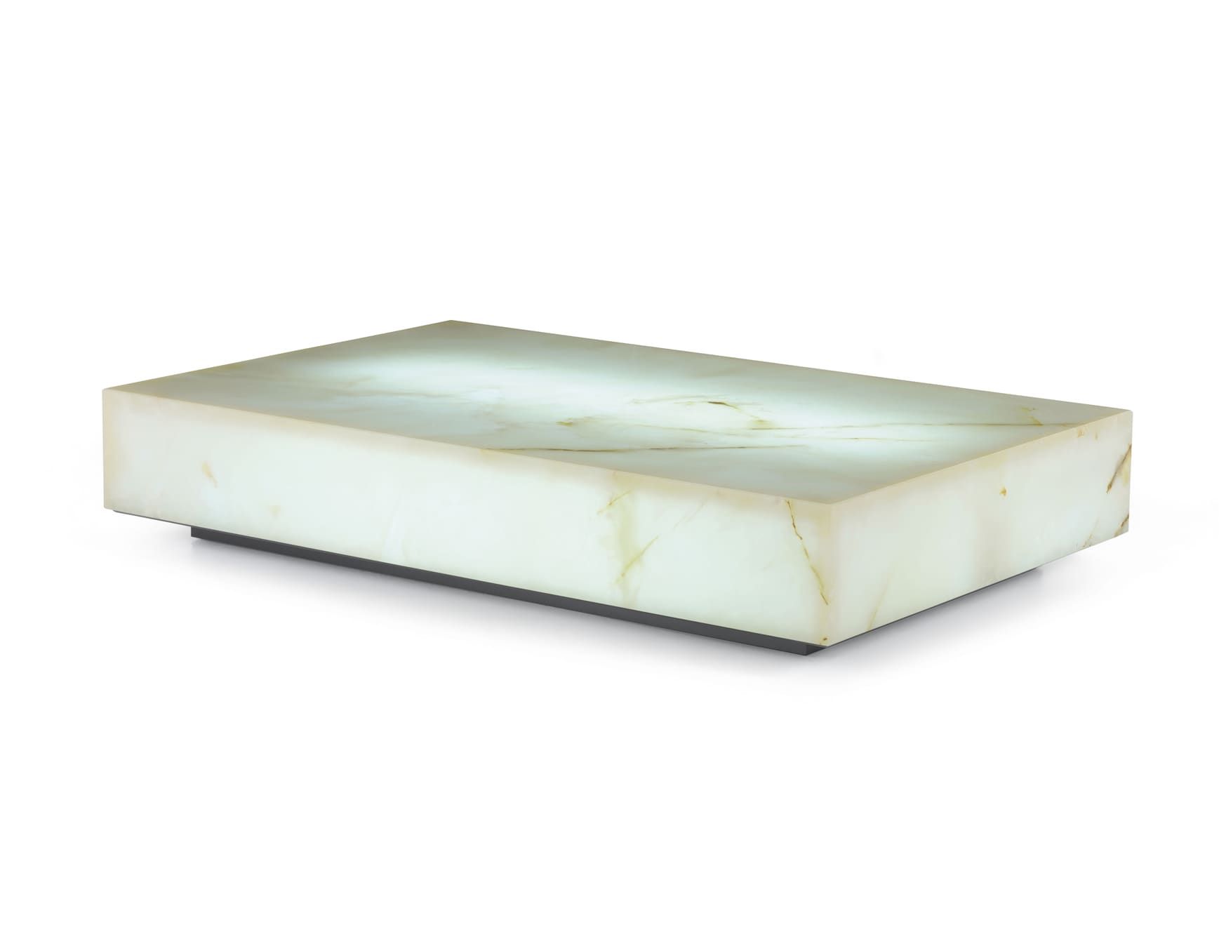 Sahara modern luxury coffee table with white onyx