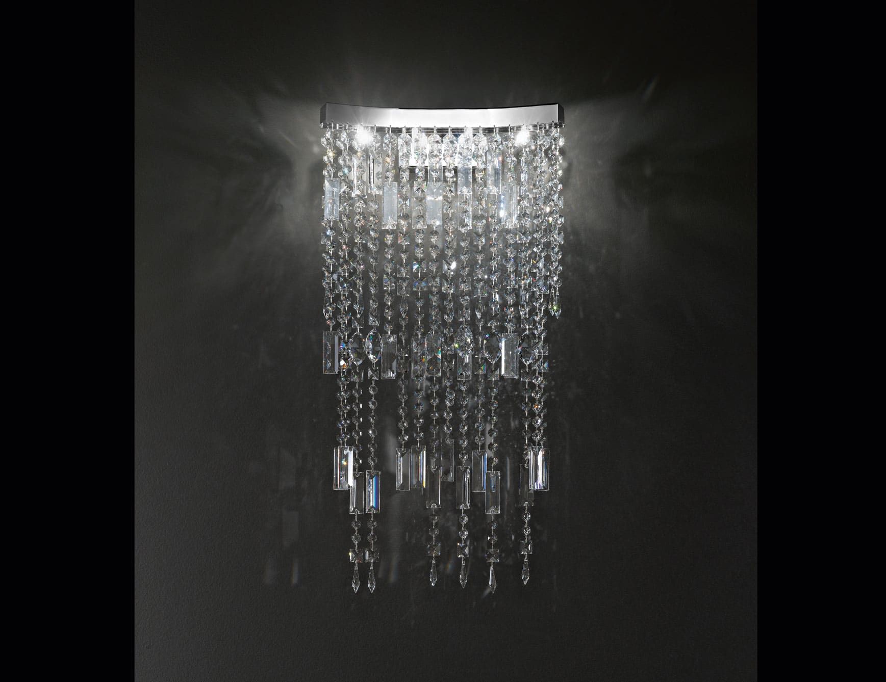 Why modern Italian sconce with clear glass