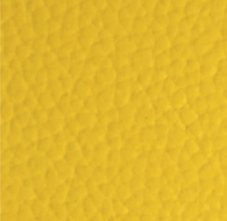 Yellow contemporary Italian outdoor leather in yellow